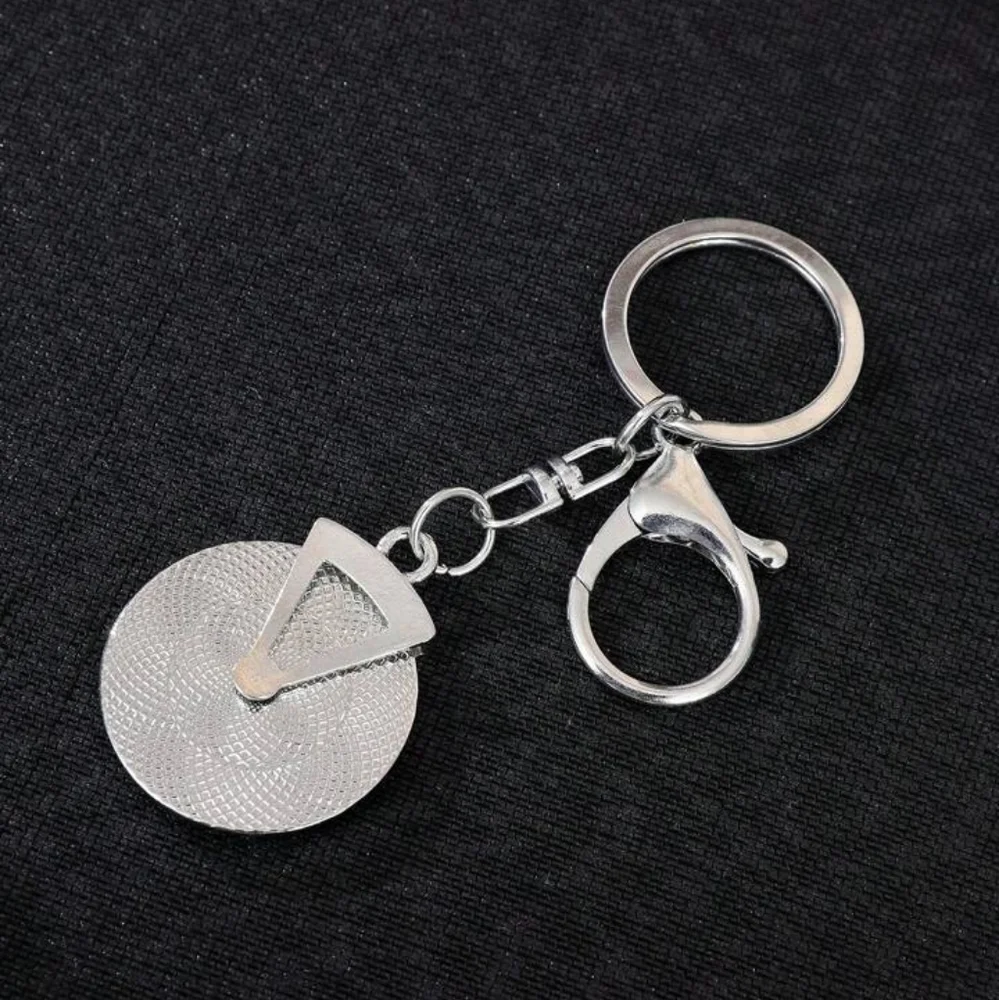 Rotating Roman Keychain